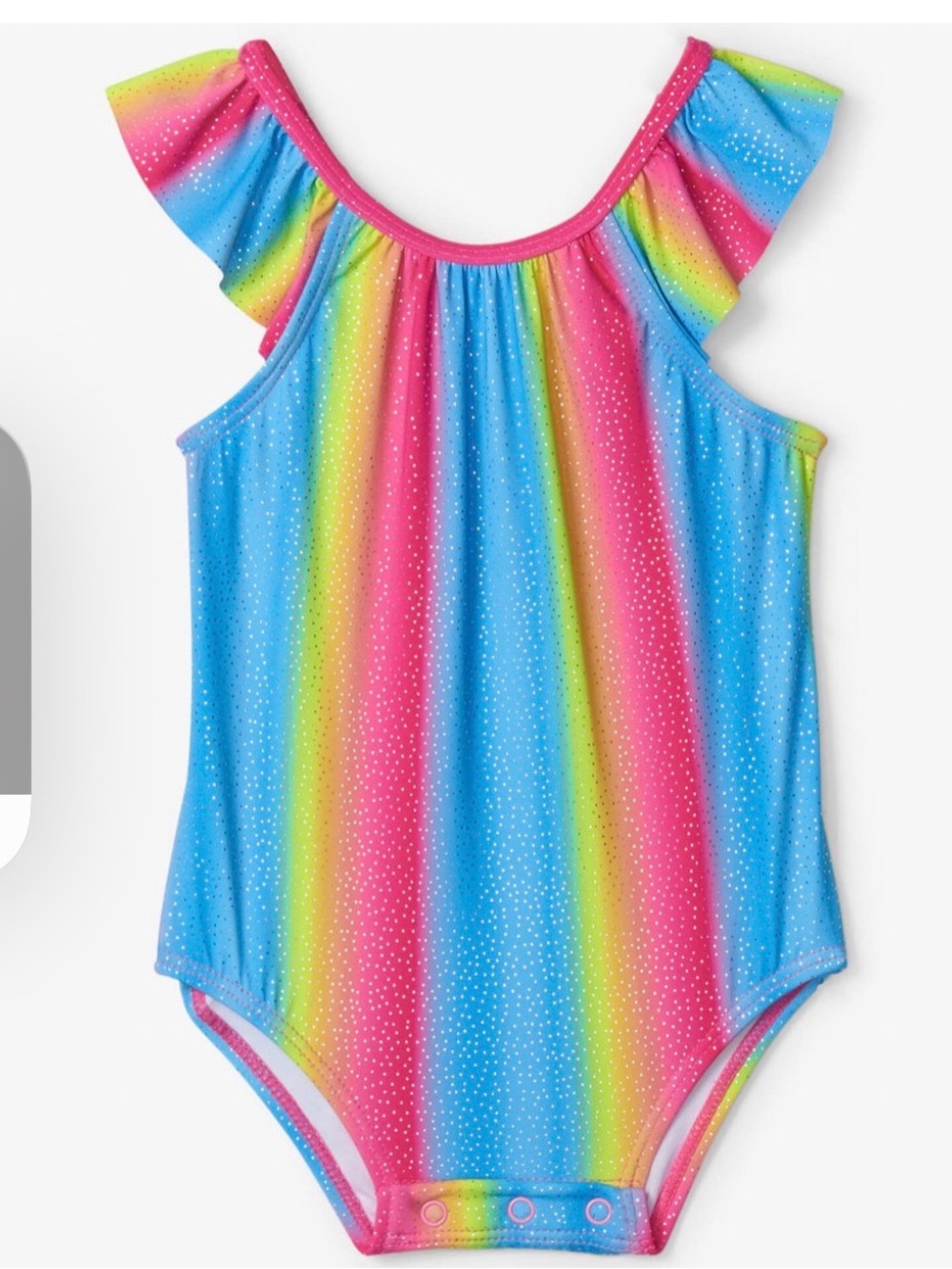 Hatley Jelly Bean Baby Ruffle One-Piece Swimsuit - Blue, Pink, Yellow